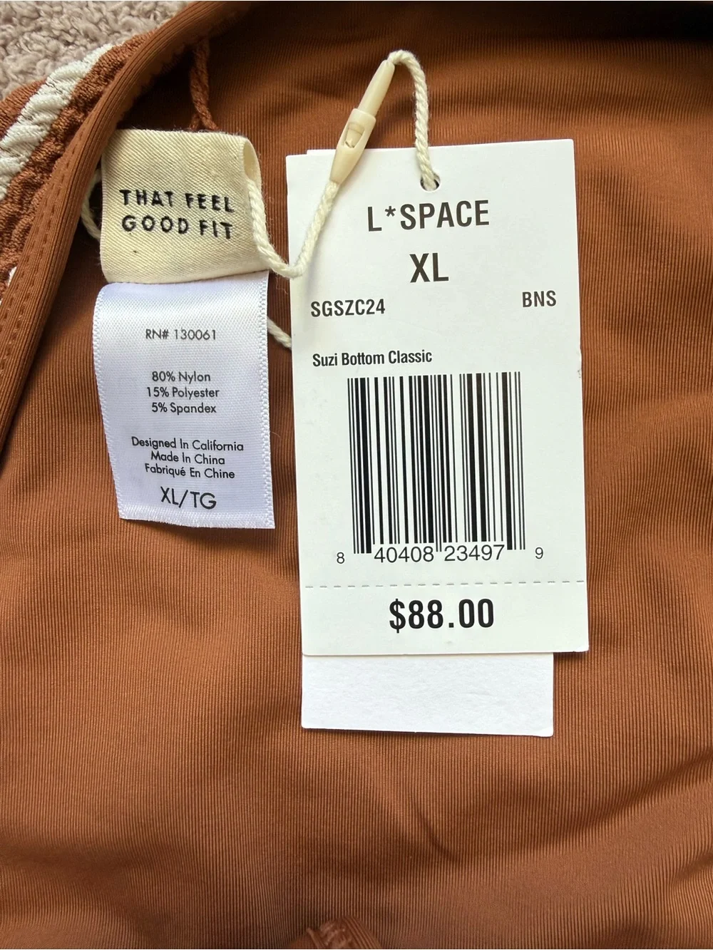 l*space x REVOLVE - SET - Tulip Top /Suzi Bottom Classic - BROWN SUGAR